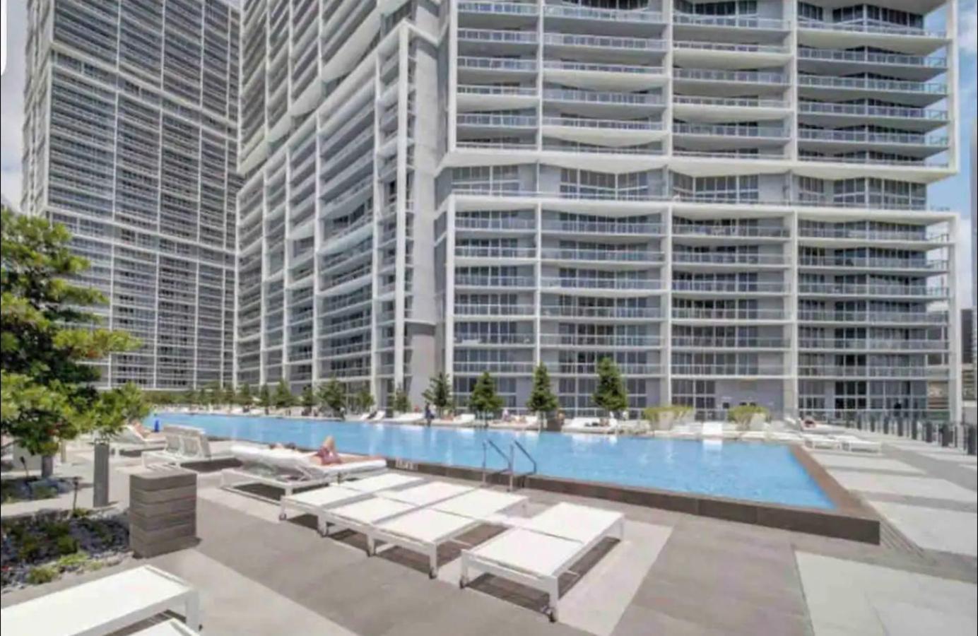 *Iconic W Icon Condo/ Pool&Waterviews*Freespa* Miami Exterior foto